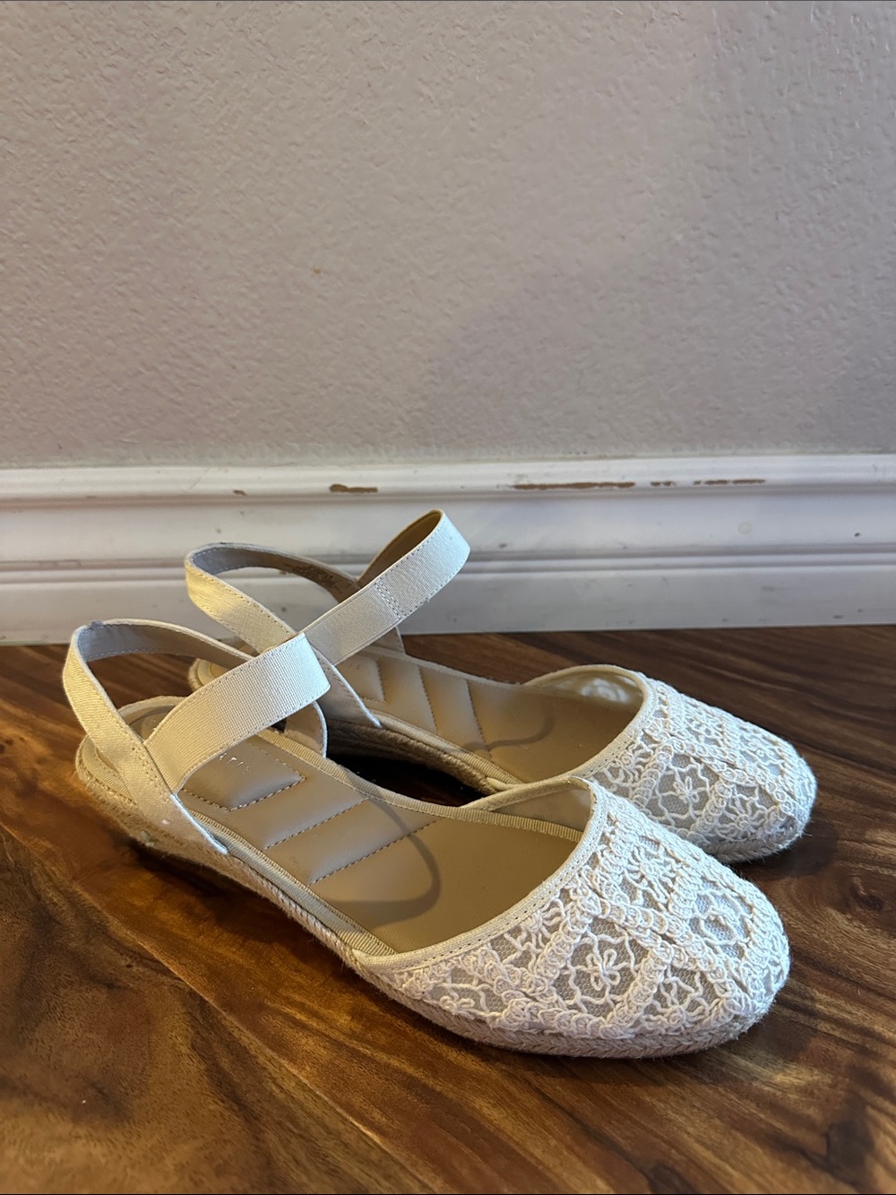 Kelly and Katie Espadrille Crochet Sandals Boho 9.5
